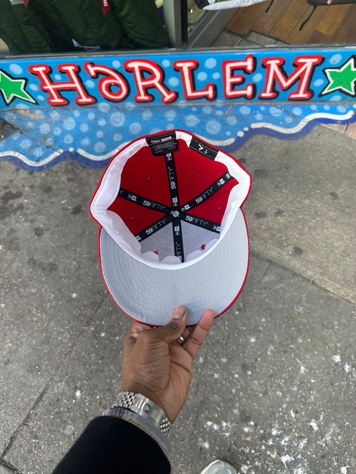Harlem All Red (Black Outline) 5950 Fitted