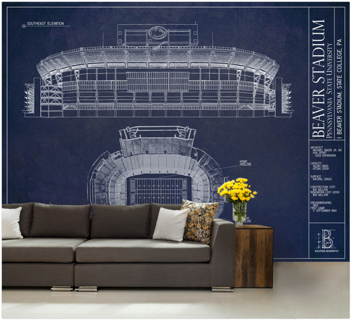 Beaver Stadium Wall Mural