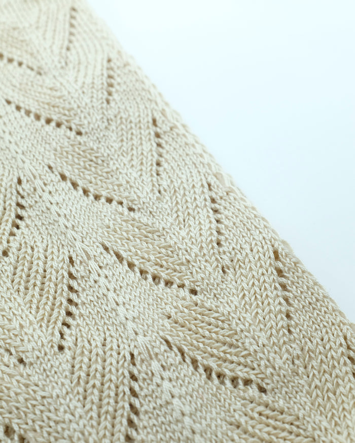 Beige Cotton Sock