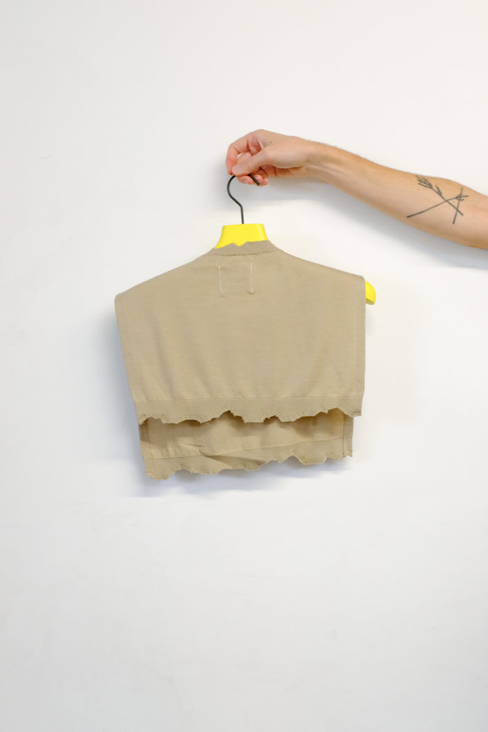 Beige Crew Neck Dickie | TAKAHIROMIYASHITA TheSoloist. | DEPARTAMENTO