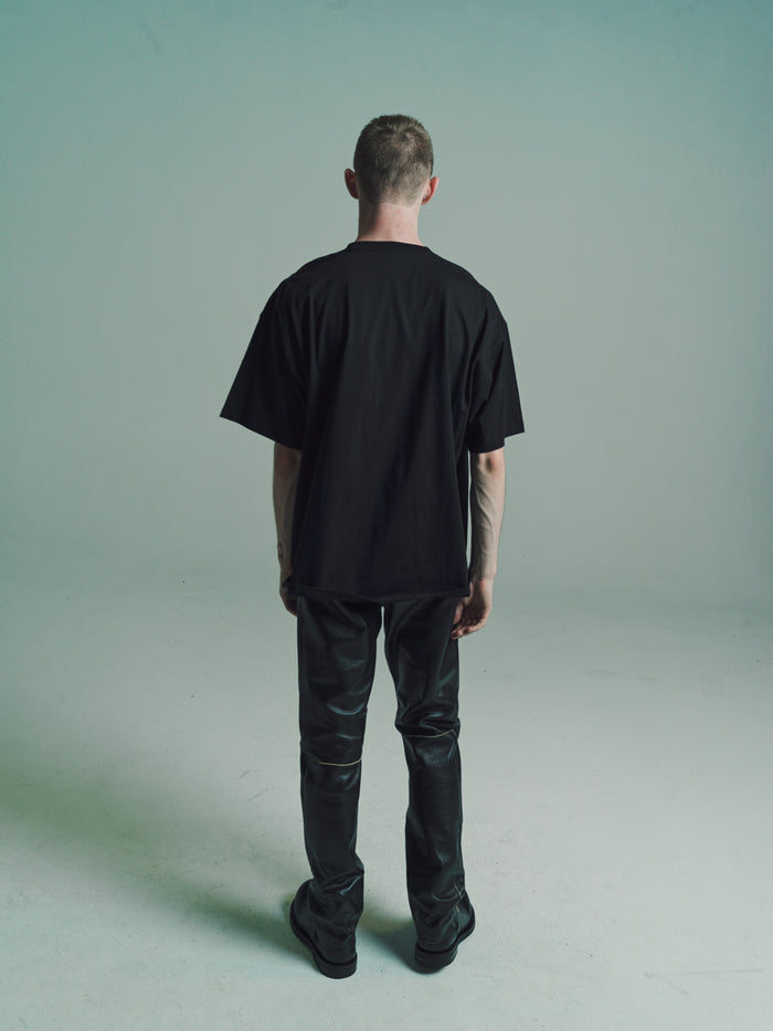 Black Oversized Short Sleeve T-Shirt | Martine Rose | DEPARTAMENTO