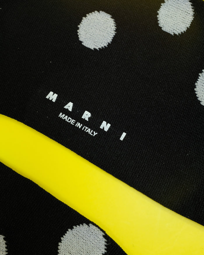 Black Polka Dots Nylon Socks