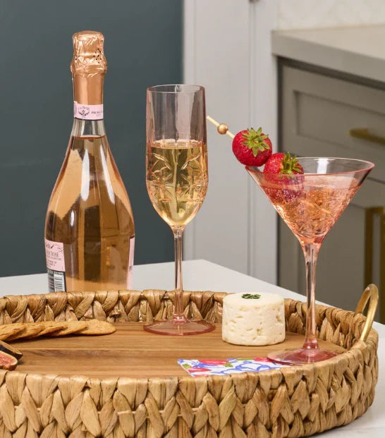 Blush Shatterproof Martini Glass Classic