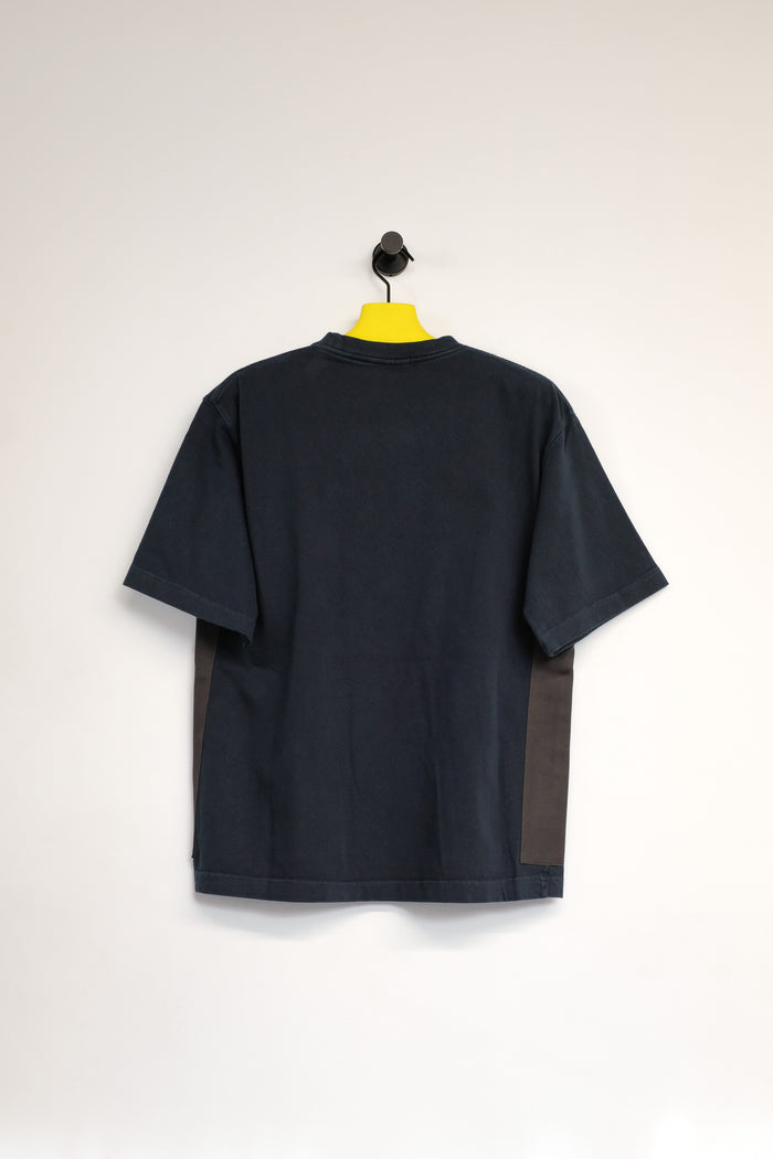 Brigadiere Blue Panel 8oz Utility Short Sleeve T-Shirt | GR10K | DEPARTAMENTO