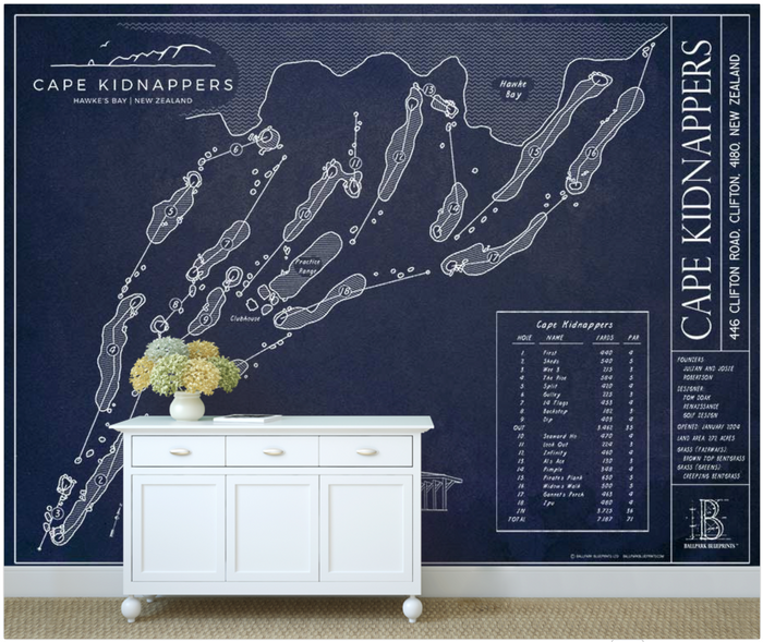 Cape Kidnappers Golf Course Wall Mural