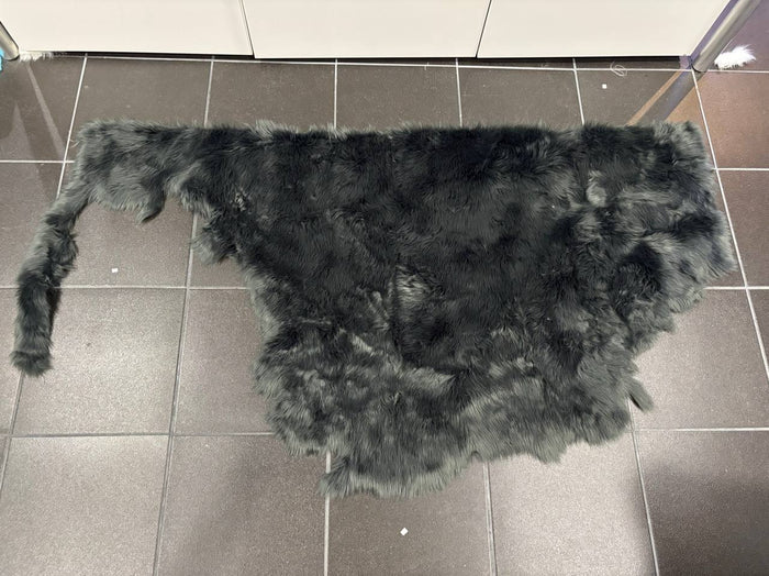 Charcoal Grey Luxury Shag Faux Fur - Howl Fabrics