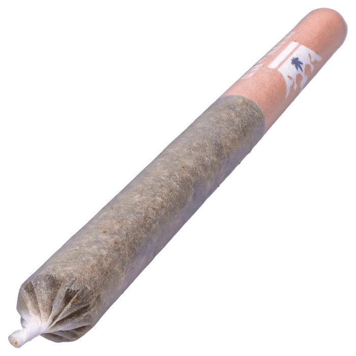 Close-up view of the Crystal Multipack Infused Pre Rolled 8 x 0.5 g, showing its vibrant pink packaging against a stark white background.