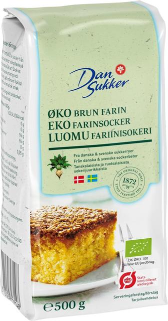 Dansukker Organic Brown Sugar 500g - Soposopo
