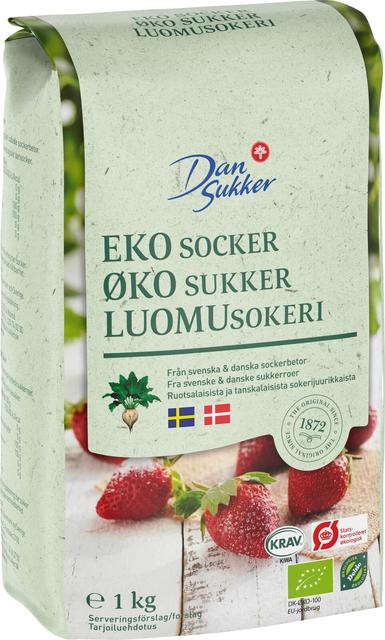Dansukker Organic Sugar 1kg - Soposopo