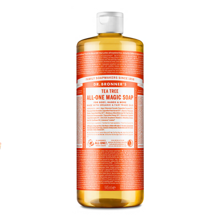 Dr Bronner's TEA TREE PURE-CASTILE LIQUID SOAP