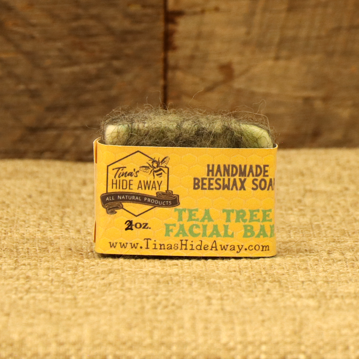 Felted Tea Tree Facial Bar