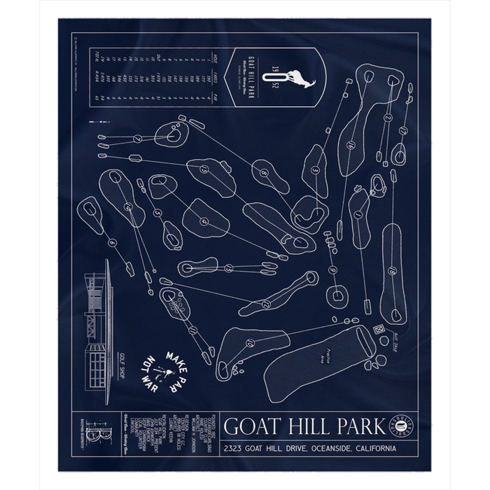 Goat Hill Park Fleece Sherpa Blanket