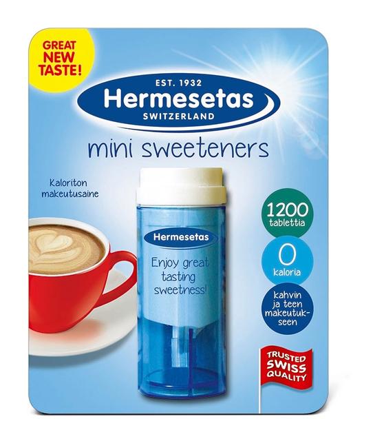 Hermesetas Mini Sweeteners (Tabletop Sweetener Tablets) 1200 pcs - Soposopo