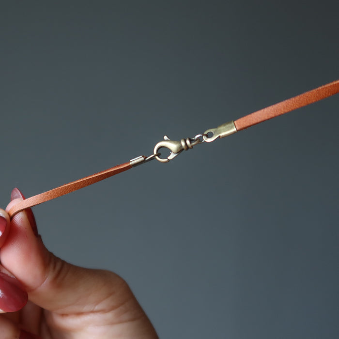 Leather Cord Necklace Oh Dear! Brown Deerskin
