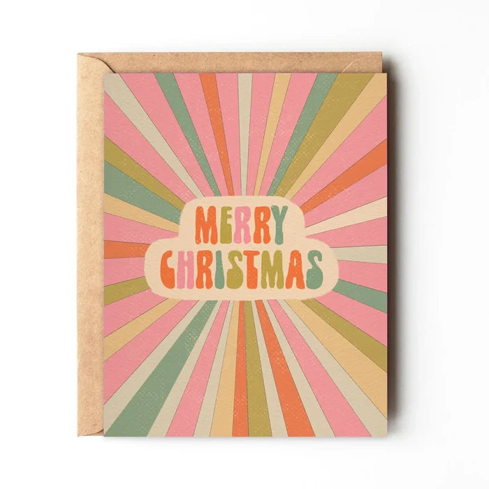 Merry Colorful Christmas Card