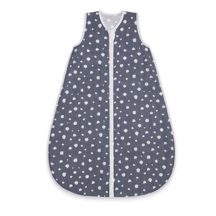 Musselin Schlafsack 0.5 TOG | Punkte Blau