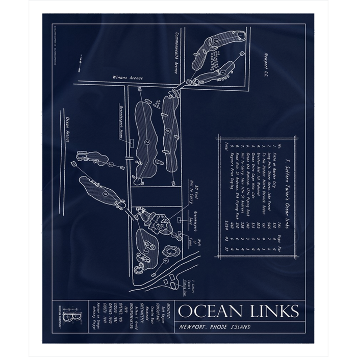 Ocean Links Fleece Sherpa Blanket