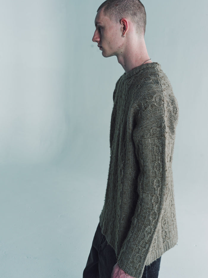 Peafowl Funky Chain Knit Popover Roundneck | Our Legacy | DEPARTAMENTO