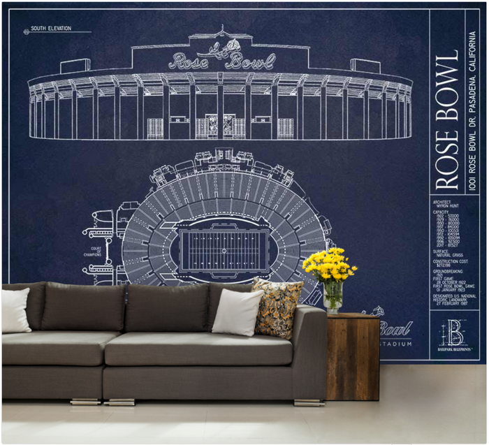 Rose Bowl Stadium Wall Mural