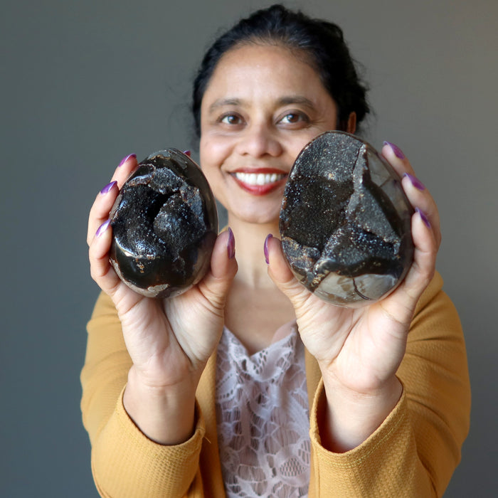 septarian stone egg