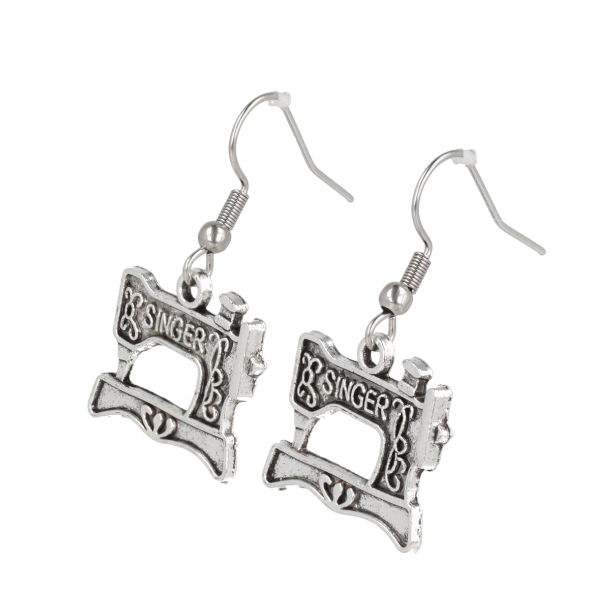 Singer Sewing Machine Earrings