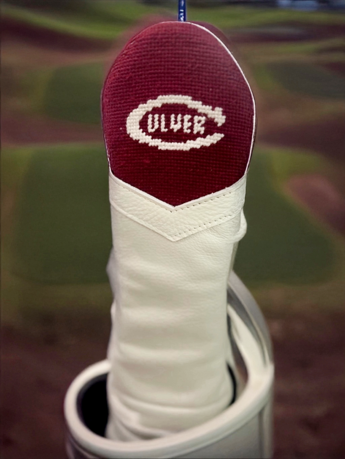 Smathers & Branson Golf Fairway Headcover - Maroon / White