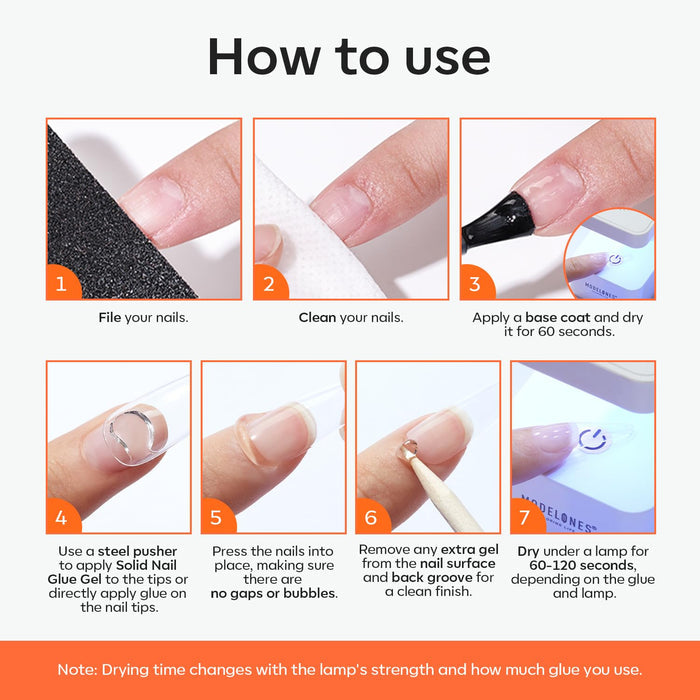 Modelones Soild Nail Glue Gel 30g Nail Glue MODELONES #
