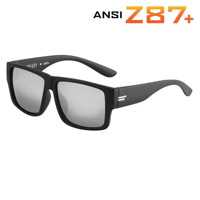 VALLEY ANSI Z87+ Safety Silver Polarized
