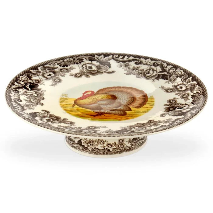 Woodland Footed Cake Plate 10.5"