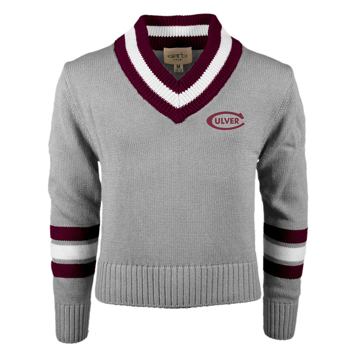 Youth Jamie Varsity Sweater - Grey
