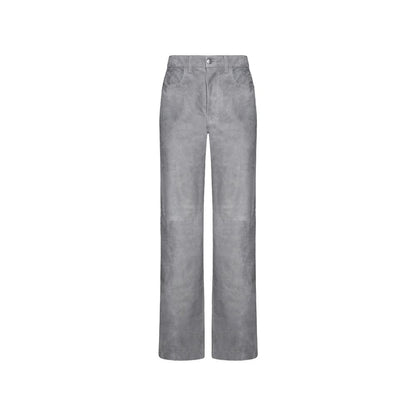 Amiri Gray Leather Pants