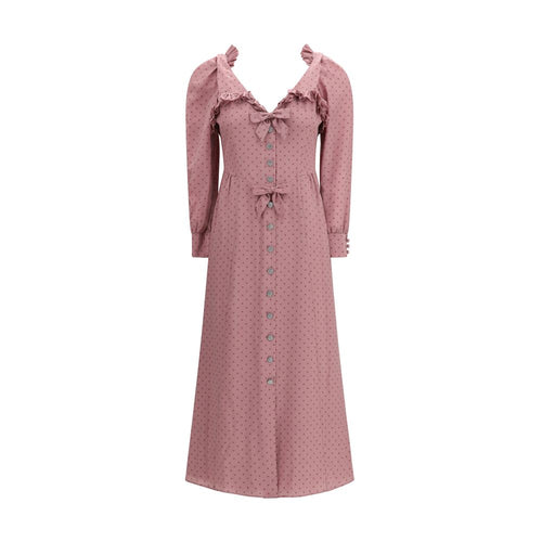 Alessandra Rich Multicolor Silk Casual Dress