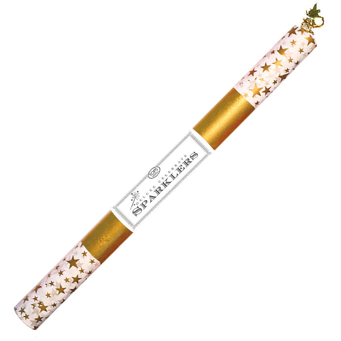 12 " Deluxe Sparkler | Gold Stars