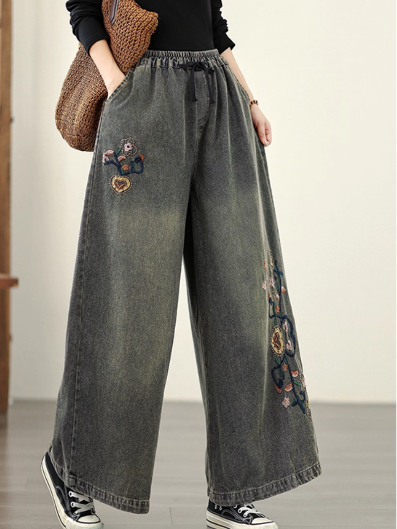 Women's Spring & Summer Wide-Leg Trousers Bottom
