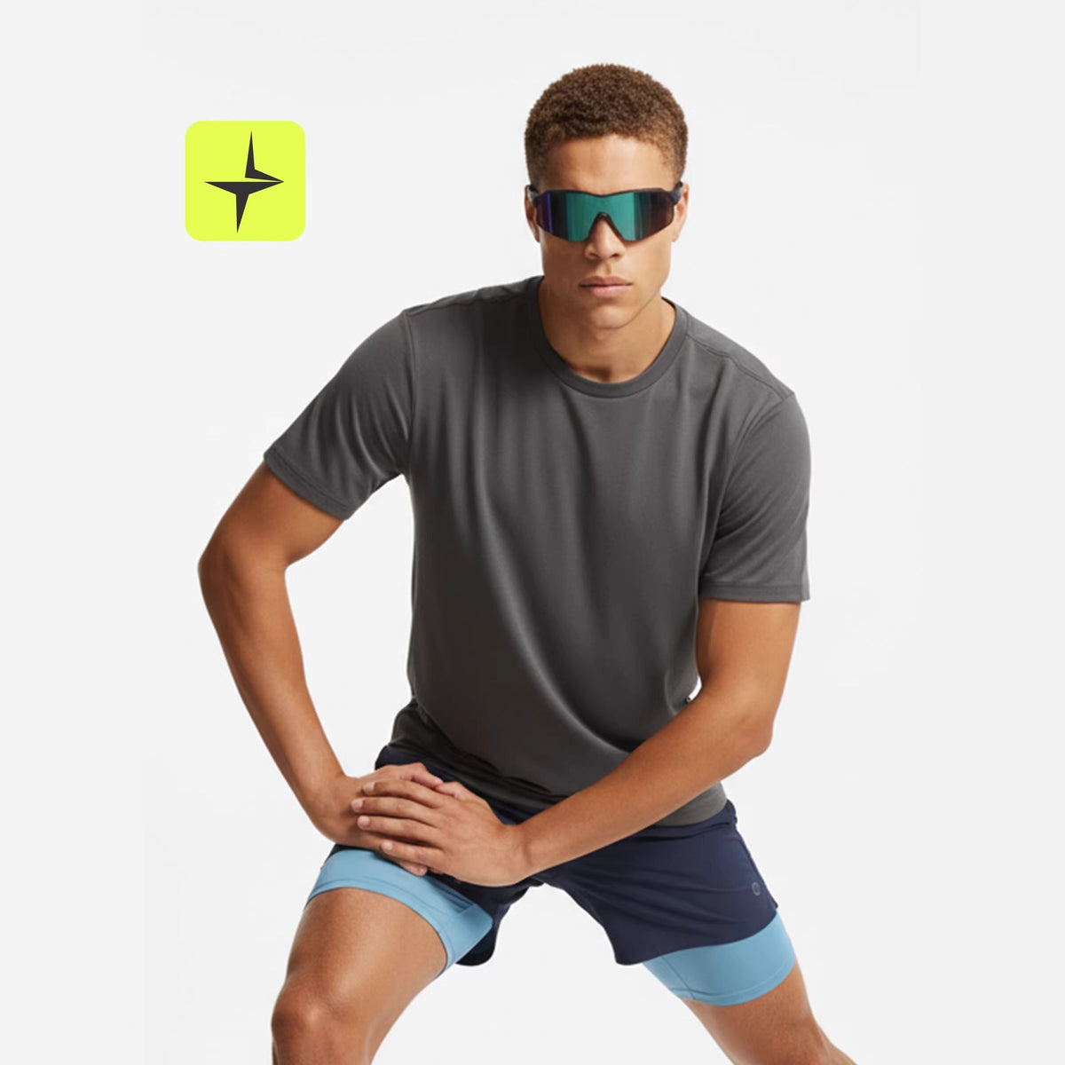 Matching Couples Quick-Dry Short-Sleeve Sport T-Shirt