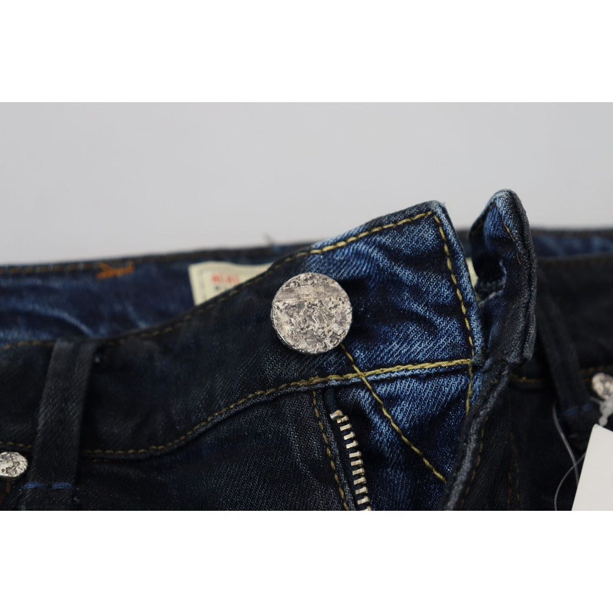 Acht Blue Cotton Low Waist Slim Fit Women Casual Jeans