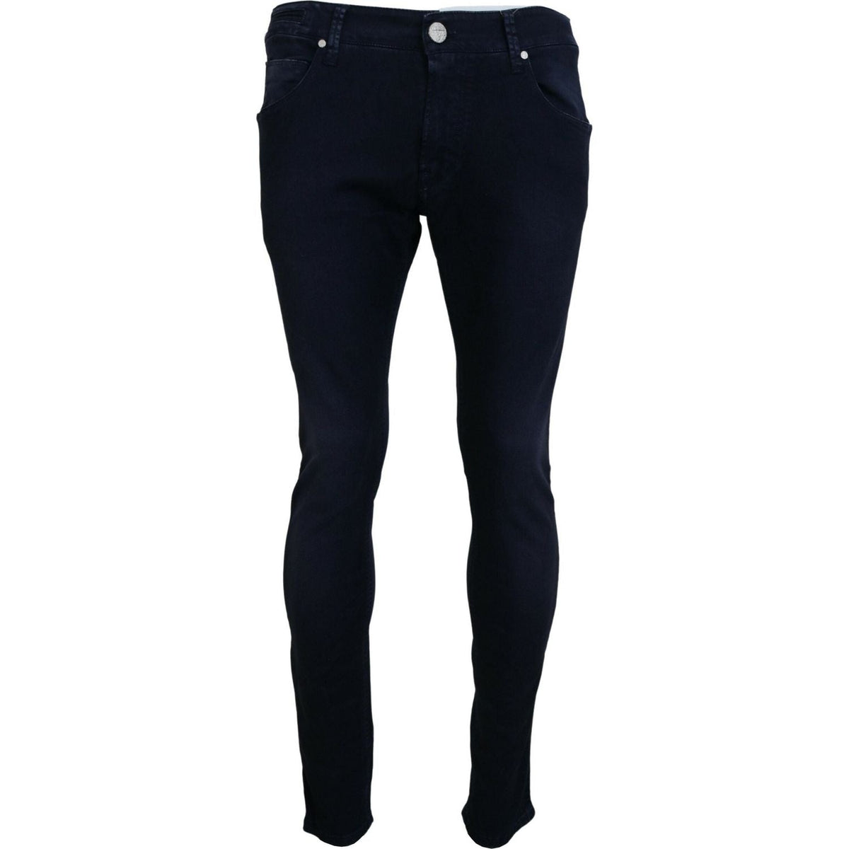 Acht Blue Cotton Tapered Slim Fit Men Casual Denim Jeans