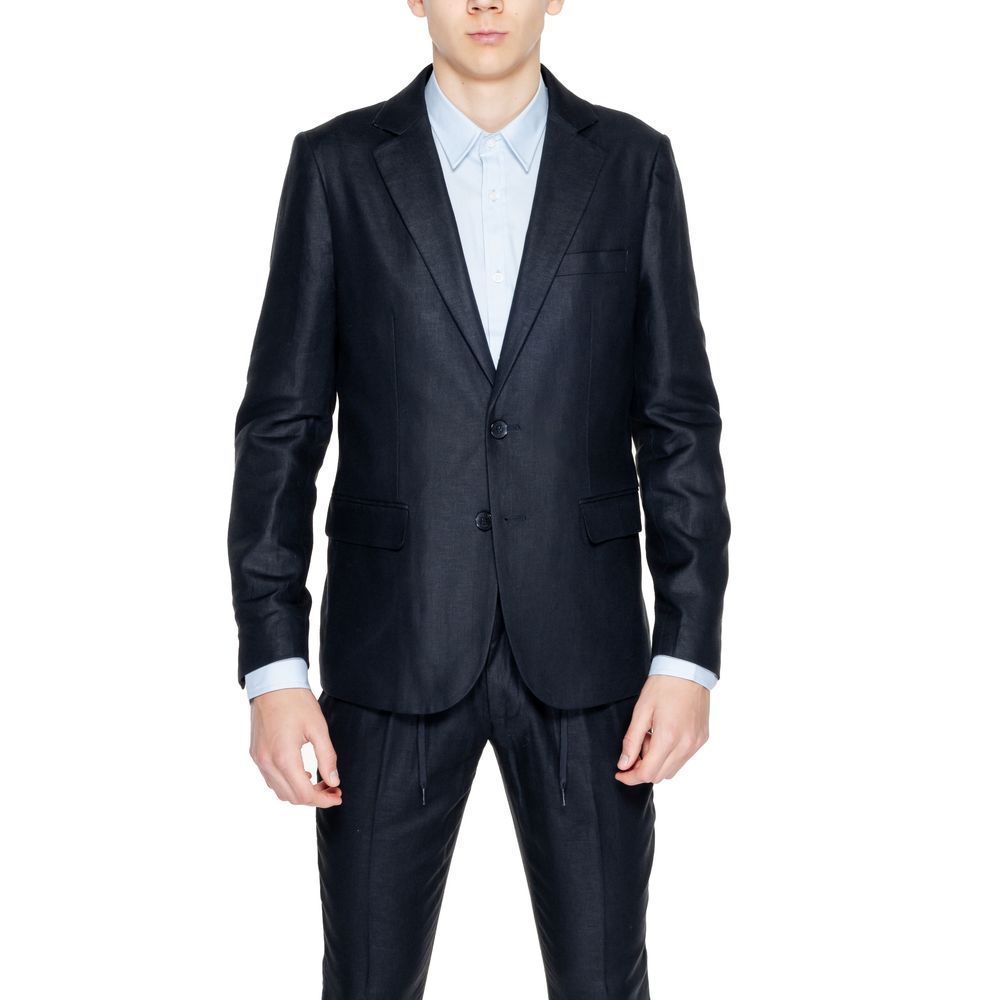Antony Morato Black Linen Blazer