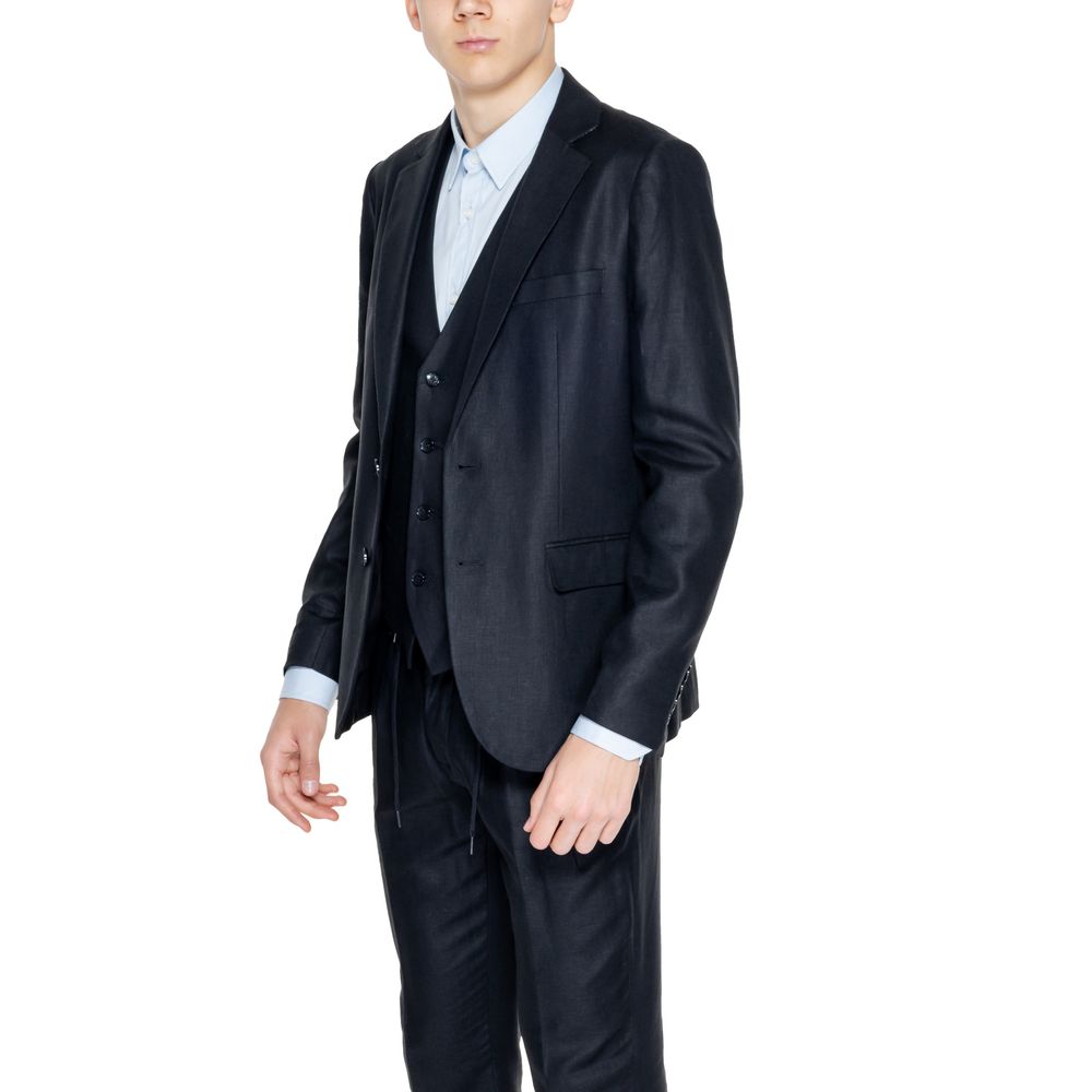 Antony Morato Black Linen Blazer