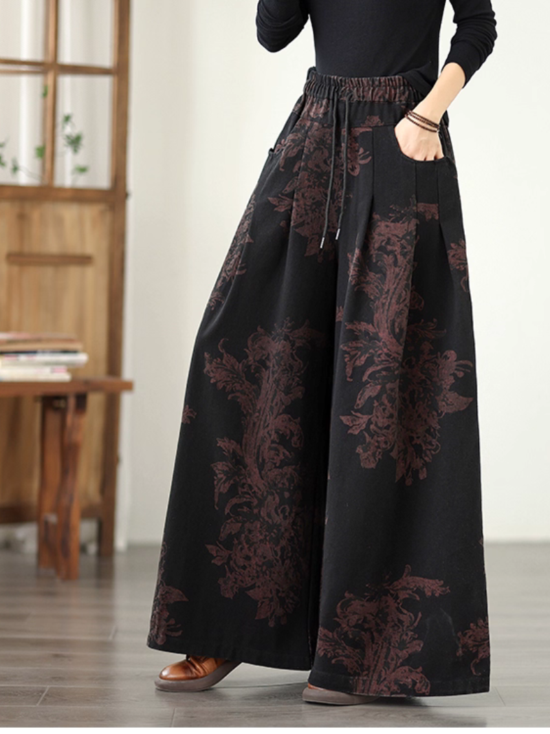 Women’s Summer Light & Stylish  Printed Loose Bottom