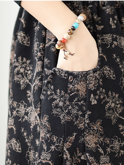 Women’s Stylish Relaxed & Basic  Printed Loose Bottom