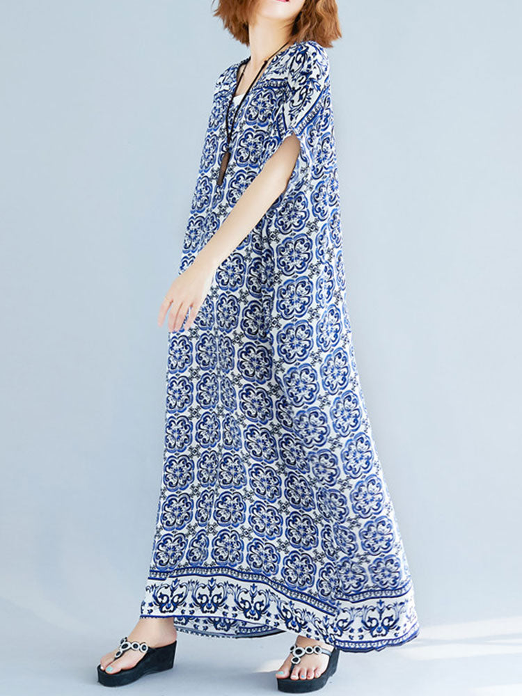 Took A Walk Kaftan Dress