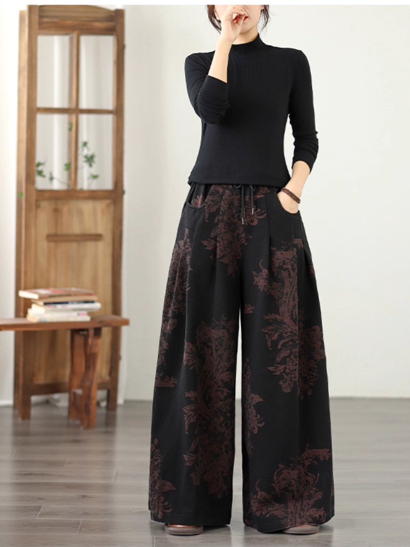 Women’s Summer Light & Stylish  Printed Loose Bottom