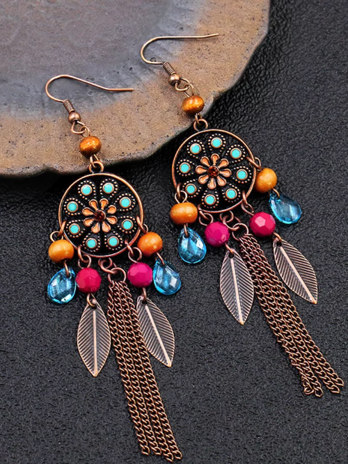 Women’s  Retro Chic Crystal Sparkle Stud Earrings