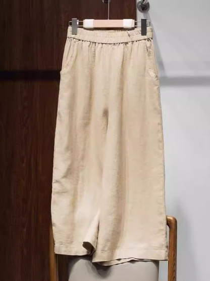 Women's Comfy & Trendy Solid Color Straight-Leg Bottoms