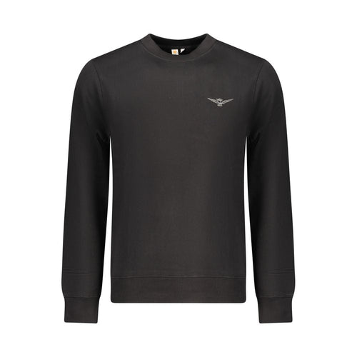 Accademia Militare Black Cotton Men Sweatshirt