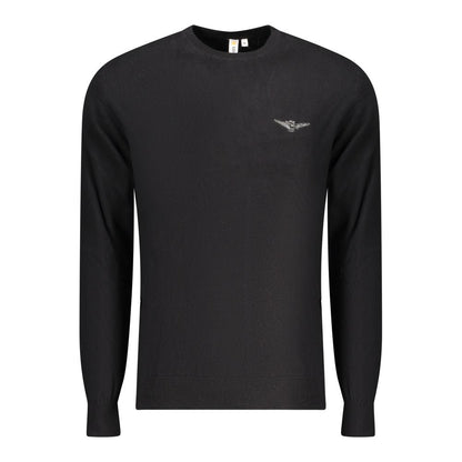 Accademia Militare Black Cotton Men's Sweater