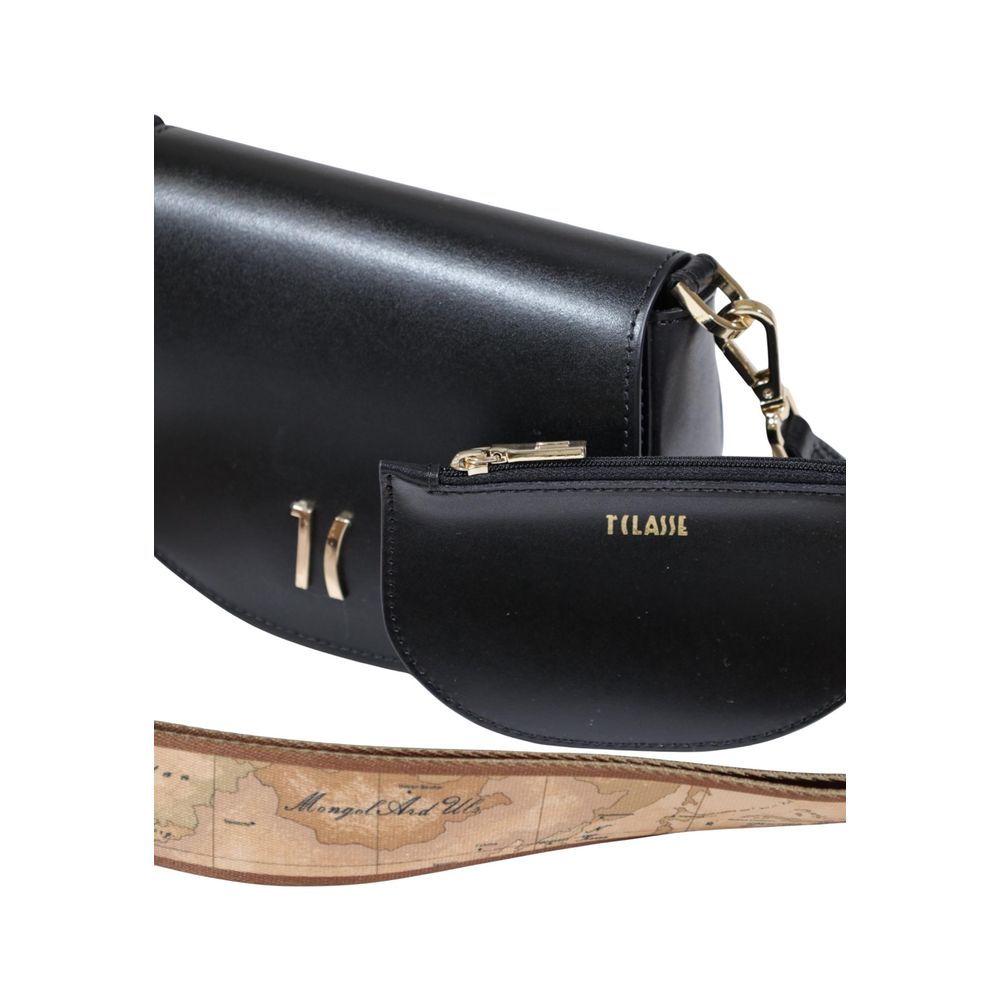 Alviero Martini Prima Classe Black Leather Handbag