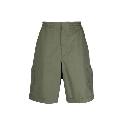 Ambush Bicolor Cotton Bermuda Shorts
