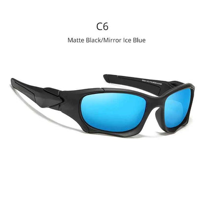 KDEAM Brand Strong Arm Men's Sunglasses Polarized Driving Shield Sun Glasses Men and Women Sports Goggles oculos de sol